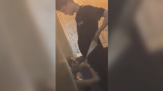 Kåta amatör par fångade ha sex efter festen och filmades i hemlighet